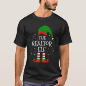 不動産仲介業者小妖精や小人マッチングファミリークリスマスパーティーPa Tシャツ (正面)
