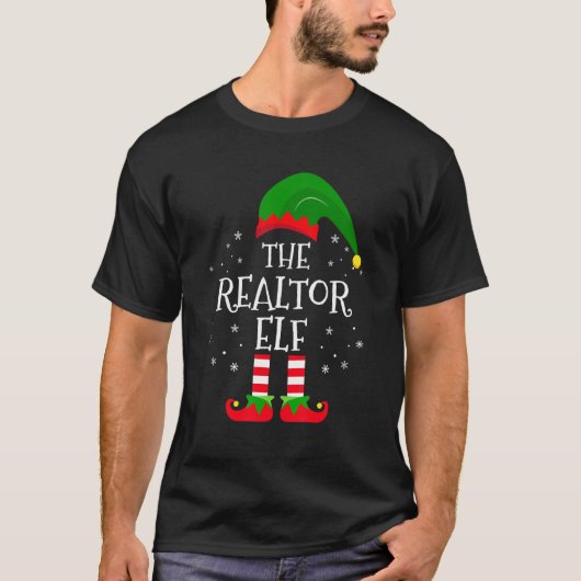 不動産仲介業者小妖精や小人マッチングファミリークリスマスパーティーPa Tシャツ (正面)