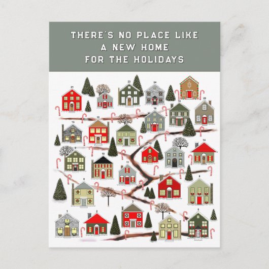 不動産仲介業者感謝祭はがき ポストカード (正面)