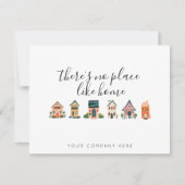 不動産仲介業者新しい住宅所有者 サンキューカード (正面)