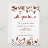 不動産仲介業者秋オープンハウス、引っ越し祝いパーティー、ニューホーム 招待状 (正面)