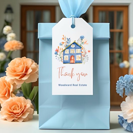 不動産仲介業者紹介マーケティング | ありがとうスタイリッシュ ギフトタグ