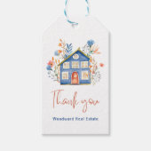 不動産仲介業者紹介マーケティング | ありがとうスタイリッシュ ギフトタグ (正面)