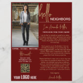 不動産仲介業者紹介実在財産農業状 チラシ (正面)