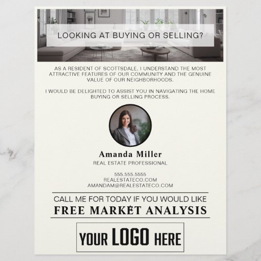 不動産仲介業者紹介実在財産農業状 チラシ (裏面)