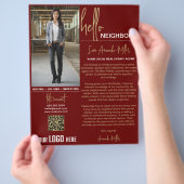 不動産仲介業者紹介実在財産農業状 チラシ (手)