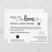 不動産仲介業者農業プロモーションバレンタインデー シーズンカード (正面/裏面)