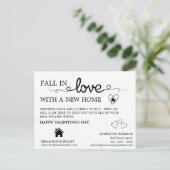 不動産仲介業者農業プロモーションバレンタインデー シーズンポストカード (スタンド正面)