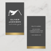 不動産仲介業者金属トリム |屋根上部 名刺 (正面/裏面)