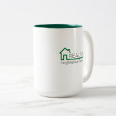 不動産仲介業者 – すべての私のTouchは販売マグに変わる ツートーンマグカップ (正面右)