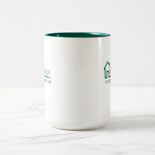 不動産仲介業者 – すべての私のTouchは販売マグに変わる ツートーンマグカップ (中央)