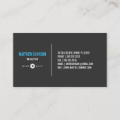 不動産仲介業者|の名刺を黒くして下さい 名刺 (裏面)