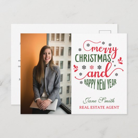 不動産仲介業者 シーズンポストカード (正面/裏面)