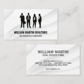 不動産仲介業者 |ビジネス関係者 名刺 (正面/裏面)