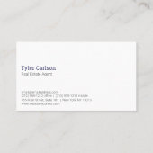 不動産仲介業者 |不動産実在代理業者 |プロパティ建物 名刺 (裏面)