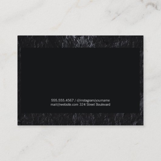 不動産仲介業者 |不動産実在代理業者 名刺 (裏面)