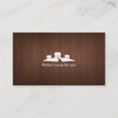 不動産仲介業者 |住宅 名刺 (裏面)