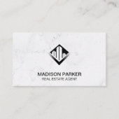 不動産仲介業者 | 商用プライベートのプロパティ | クラシック 名刺 (正面)