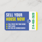 不動産仲介業者、実在不動産投資家、ヘッドショット付き 名刺 (裏面)