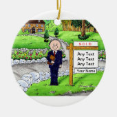 不動産仲介業者-男性 セラミックオーナメント (正面)