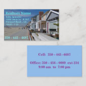 不動産仲介業者、販売の専門家 名刺 (正面/裏面)