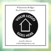 不動産会社カスタムロゴ リアルター マーケティング ウィンドウサイン (シート3)