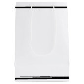 不動産会社ロゴ オーダーメイドの引っ越し祝い ミディアムペーパーバッグ (裏面)