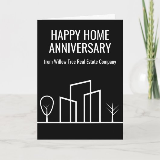 不動産会社 マーケティング オーダーメイド おしゃれな不動産仲介者 カード (正面)