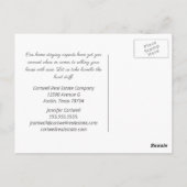 不動産売却・ホームステージャー・リストエージェント ポストカード (裏面)