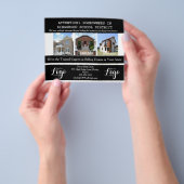 不動産学区ターゲットポストカード チラシ (手)