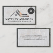 不動産実在ロゴ | Saw Hammer 名刺 (正面/裏面)