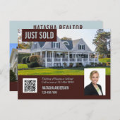 不動産実在代理マーケティングがQRコードを販売した ポストカード (正面/裏面)