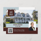 不動産実在代理マーケティングがQRコードを販売した ポストカード (正面/裏面)