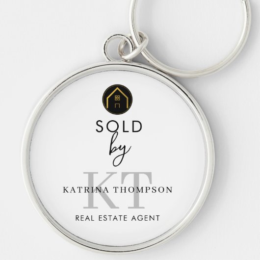 不動産実在代理不動産仲介業者名の販売者 キーホルダー (正面)