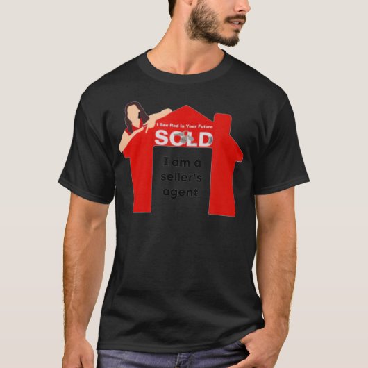 不動産実在代理業者Iは販売代理店 Tシャツ (正面)