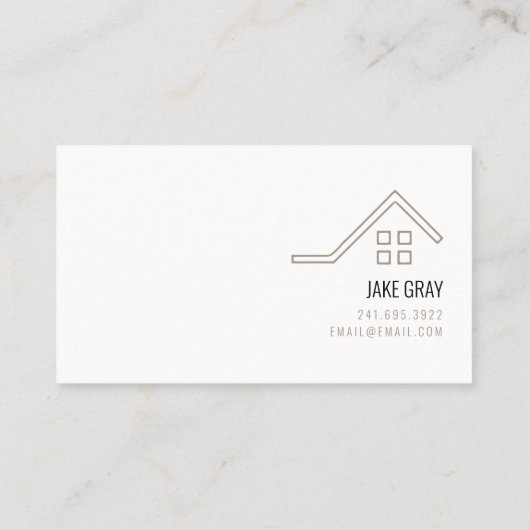 不動産実在会社名刺 名刺 (裏面)