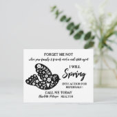 不動産実在春紹介農業マーケティング ポストカード (スタンド正面)