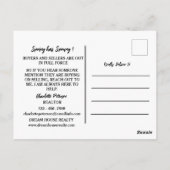 不動産実在春紹介農業マーケティング ポストカード (裏面)