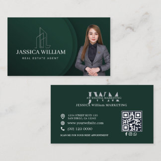 不動産専門エージェントフォト グリーン コーリングカード