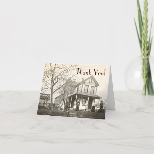 不動産屋さんへの感謝のカード サンキューカード (正面)