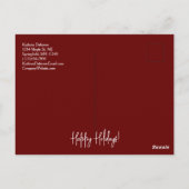 不動産屋さん用「家ほど素敵な場所はない」ホリデー ポストカード (裏面)