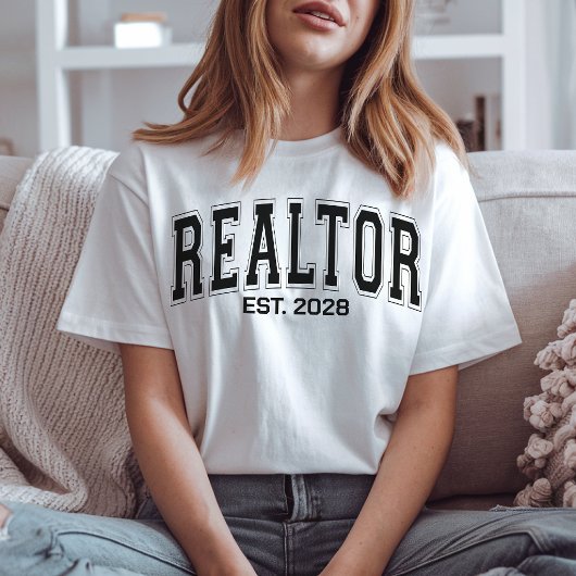 不動産屋さん用Tシャツ、個性的な不動産エージェントへのプレゼント Tシャツ