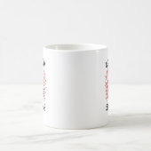 不動産屋 49% 不動産屋 51% ダメ コーヒーマグカップ (中央)
