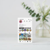 不動産屋Instagram 不動産エージェント 白QRコード 名刺 (スタンド正面)