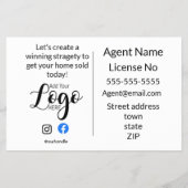 不動産市場のアイス実在クリームのスクープを入手 チラシ (裏面)