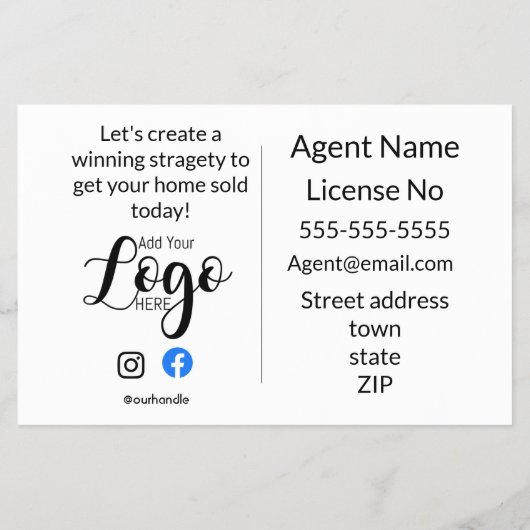 不動産市場のアイス実在クリームのスクープを入手 チラシ (裏面)