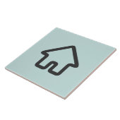 不動産建築家の家のアイコン タイル (側面)