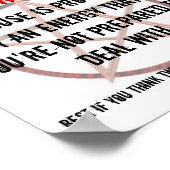 不動産所有者のサインに注意 ポスター (角)