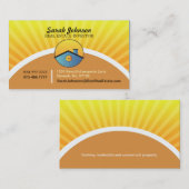 不動産投資家の名刺のテンプレート 名刺 (正面/裏面)