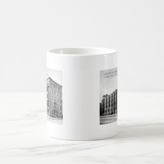 不動産投資家の買物全近隣 コーヒーマグカップ (中央)